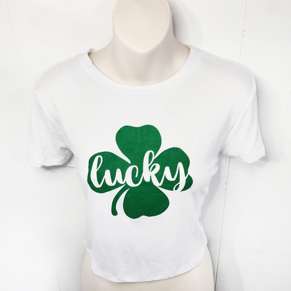 Plus Size Lot of Saint Patrick's Day Irish Bodysuits, Tshirt and Hair Clips - Picture 7 of 11